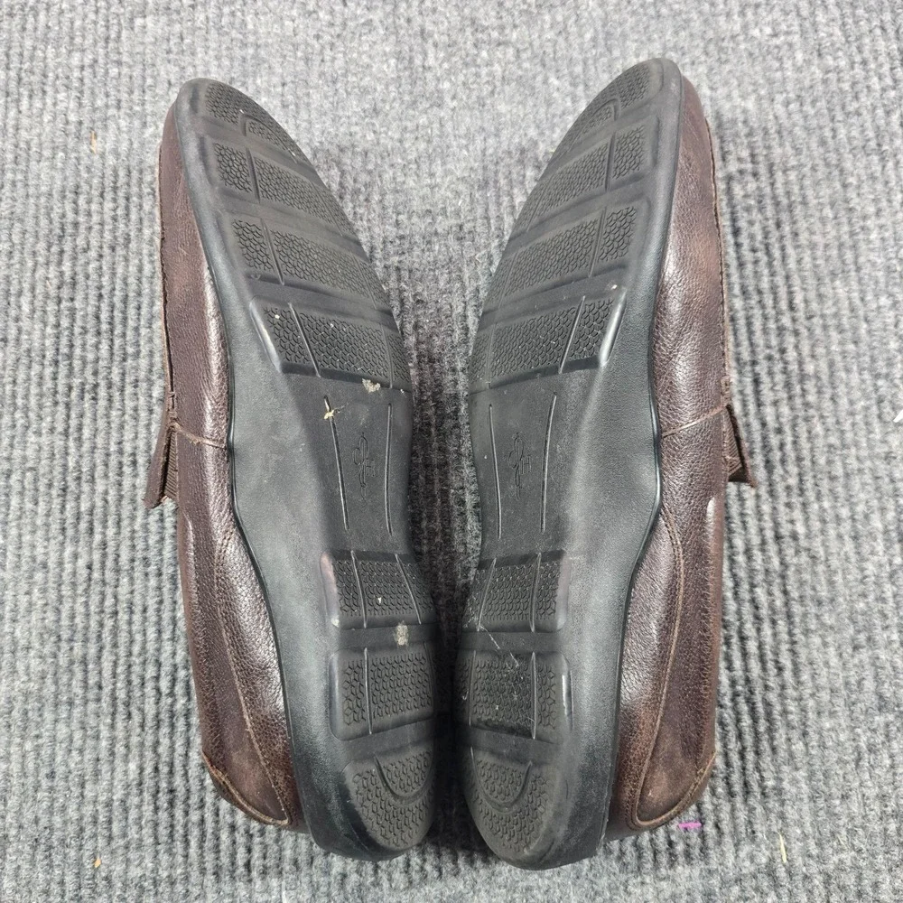 Cole Haan Leather Loafers Mens Size 12 Brown Slip On Casual Comfort Shoes C12080